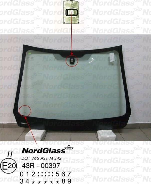 NordGlass 4045353 - Ветровое стекло avtokuzovplus.com.ua