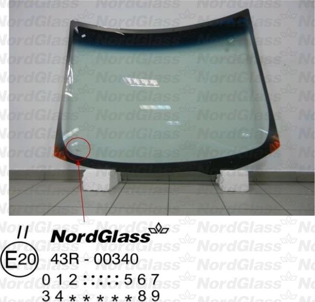 NordGlass 4045361 - Вітрове скло autocars.com.ua