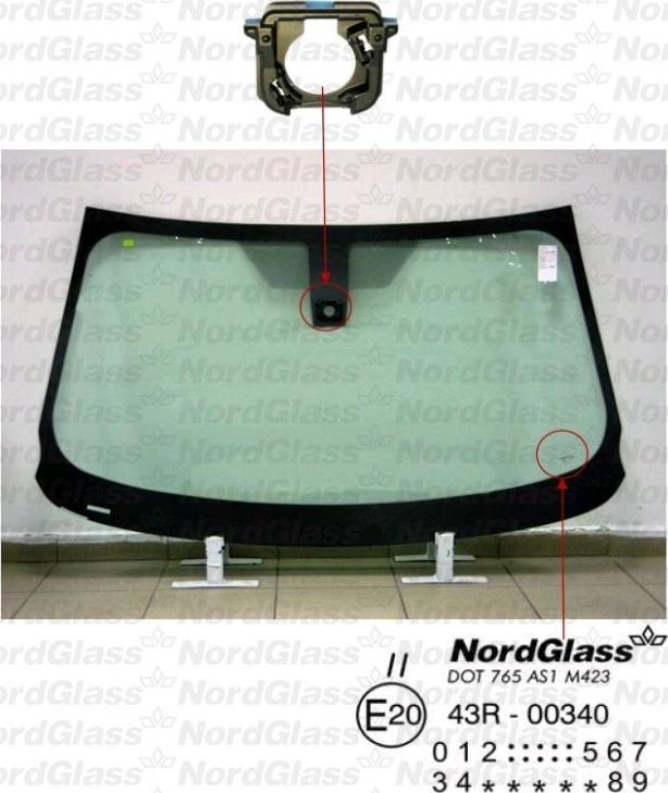NordGlass 4045383 - Ветровое стекло avtokuzovplus.com.ua