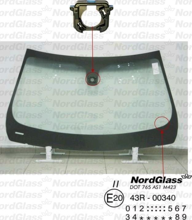 NordGlass 4045386 - Вітрове скло autocars.com.ua