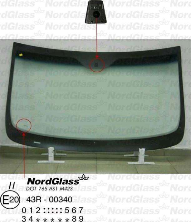 NordGlass 4045388 - Ветровое стекло avtokuzovplus.com.ua