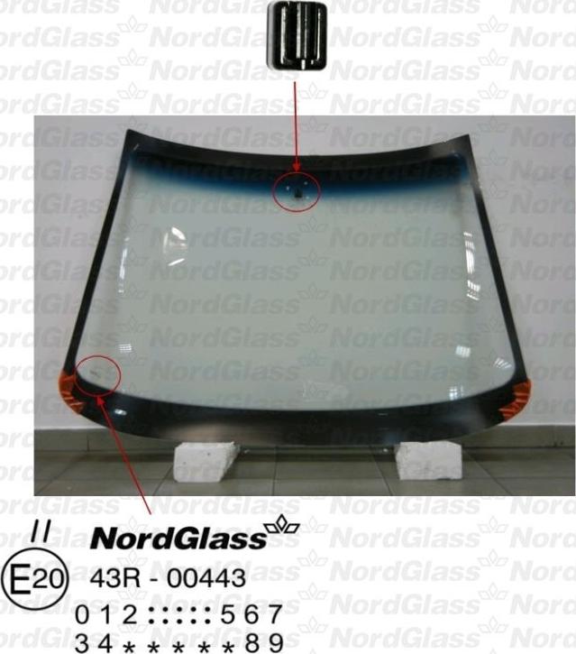 NordGlass 4045420 - Ветровое стекло avtokuzovplus.com.ua