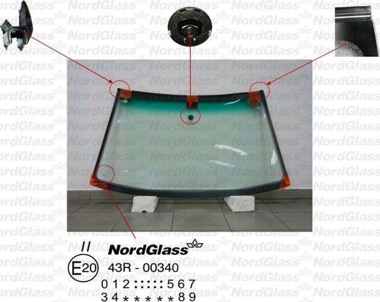 NordGlass 4045423 - Ветровое стекло avtokuzovplus.com.ua