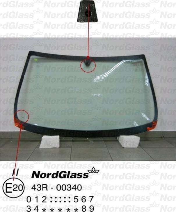 NordGlass 4045446 - Ветровое стекло avtokuzovplus.com.ua