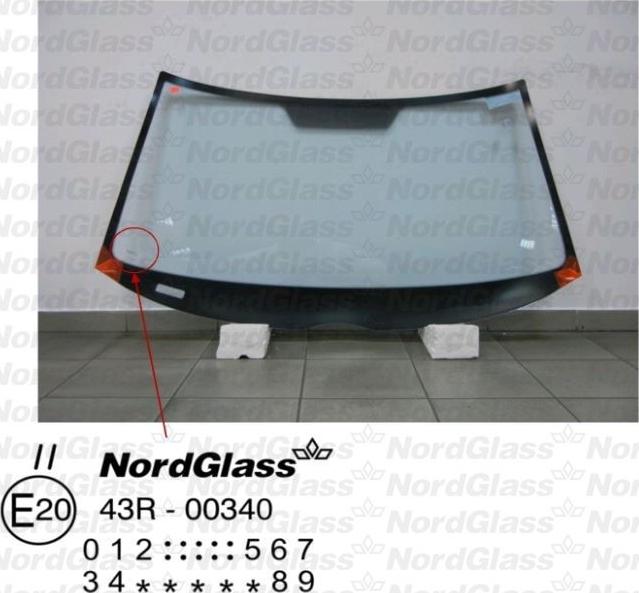 NordGlass 4045583 - Вітрове скло autocars.com.ua