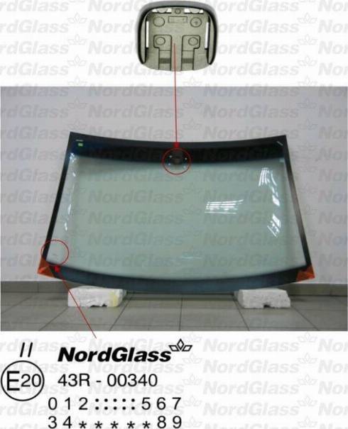 NordGlass 4045586 - Ветровое стекло avtokuzovplus.com.ua
