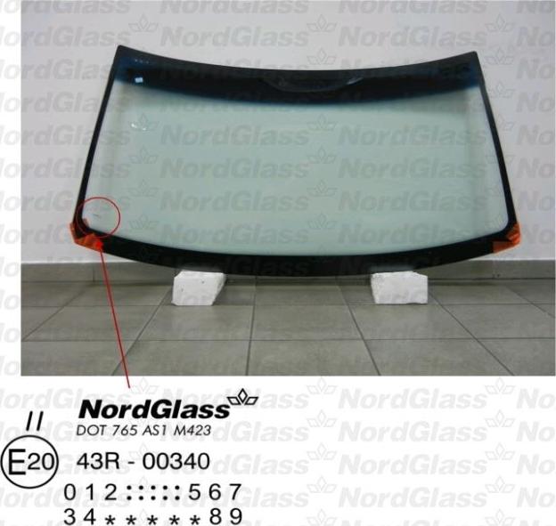 NordGlass 4045649 - Ветровое стекло avtokuzovplus.com.ua