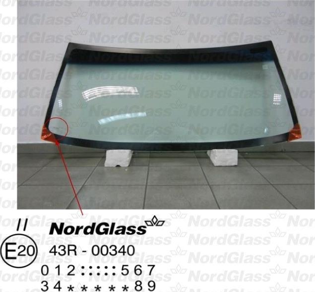 NordGlass 4045722 - Вітрове скло autocars.com.ua
