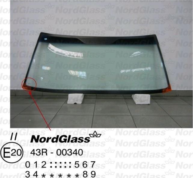 NordGlass 4045655 - Вітрове скло autocars.com.ua