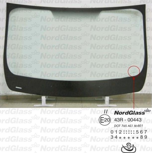 NordGlass 4045691 - Вітрове скло autocars.com.ua