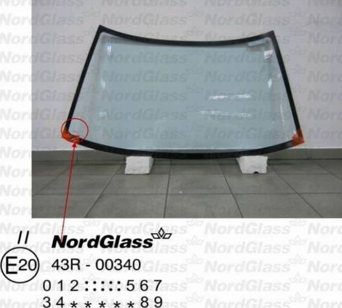 NordGlass 4045729 - Вітрове скло autocars.com.ua