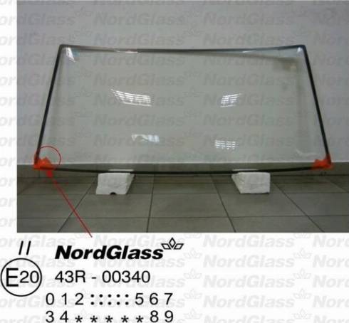 NordGlass 4045741 - Вітрове скло autocars.com.ua