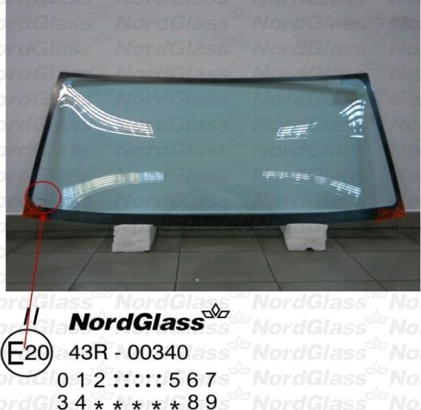 NordGlass 4045744 - Вітрове скло autocars.com.ua