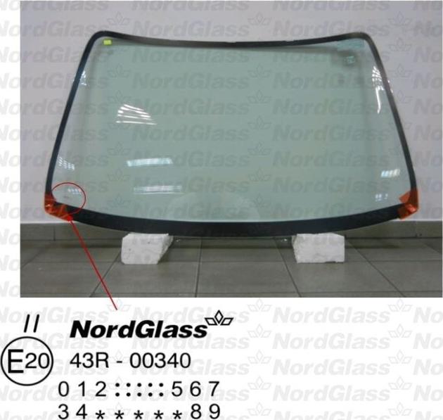 NordGlass 4045824 - Вітрове скло autocars.com.ua