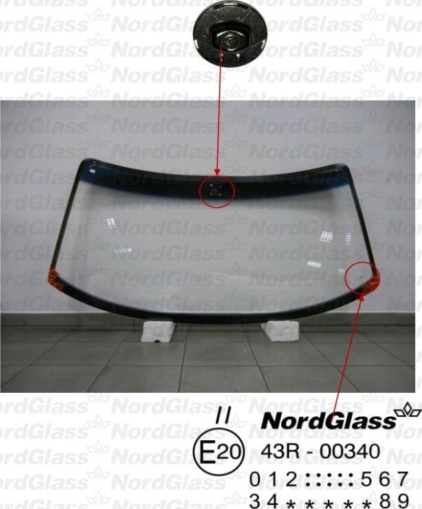 NordGlass 4045828 - Ветровое стекло avtokuzovplus.com.ua