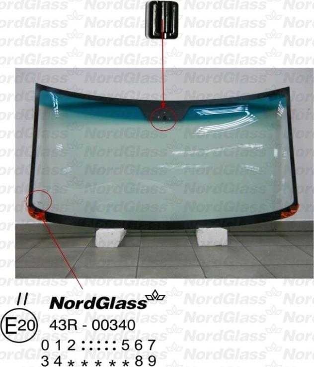 NordGlass 4045844 - Вітрове скло autocars.com.ua