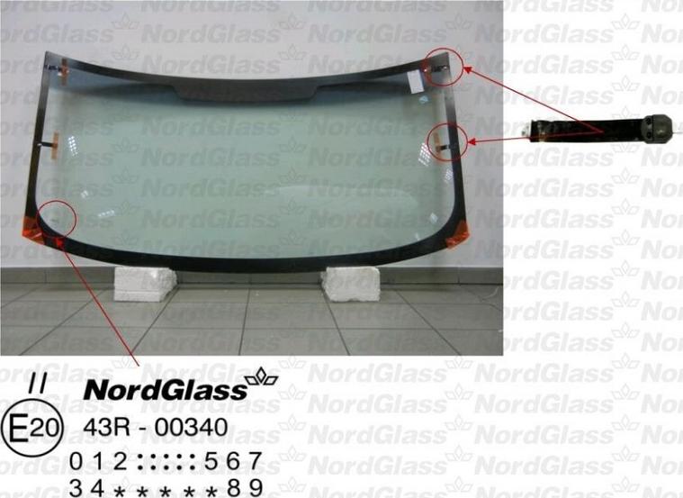 NordGlass 4045896 - Ветровое стекло avtokuzovplus.com.ua