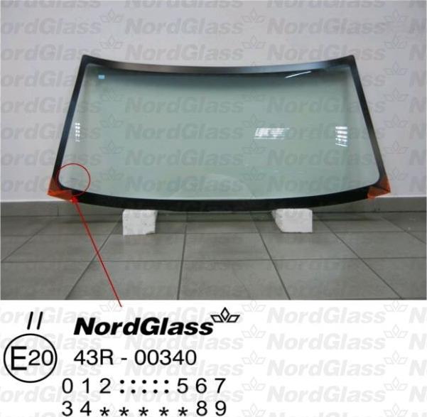 NordGlass 4045904 - Вітрове скло autocars.com.ua