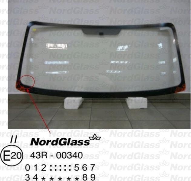 NordGlass 4045918 - Ветровое стекло avtokuzovplus.com.ua