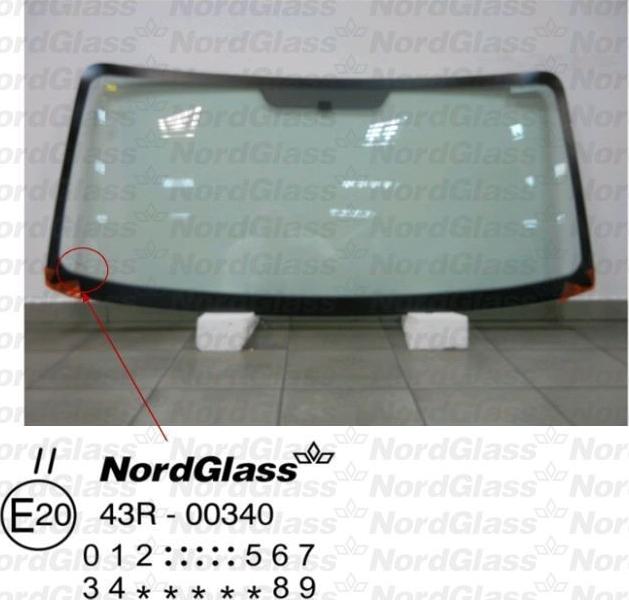 NordGlass 4045919 - Вітрове скло autocars.com.ua