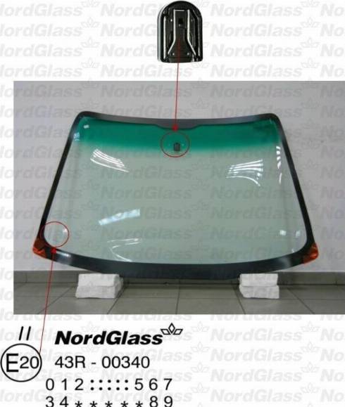 NordGlass 4045996 - Вітрове скло autocars.com.ua