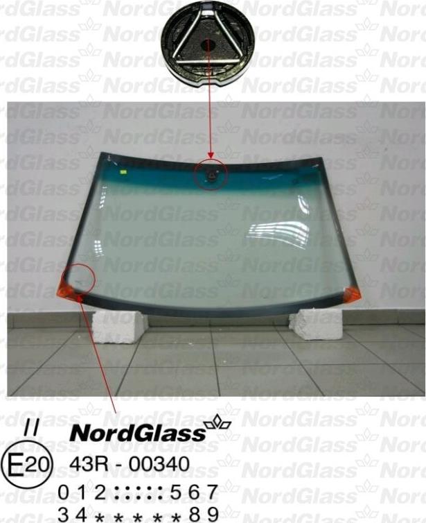 NordGlass 4046045 - Ветровое стекло avtokuzovplus.com.ua