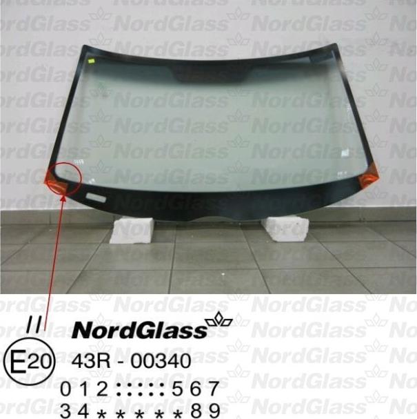NordGlass 4046146 - Вітрове скло autocars.com.ua