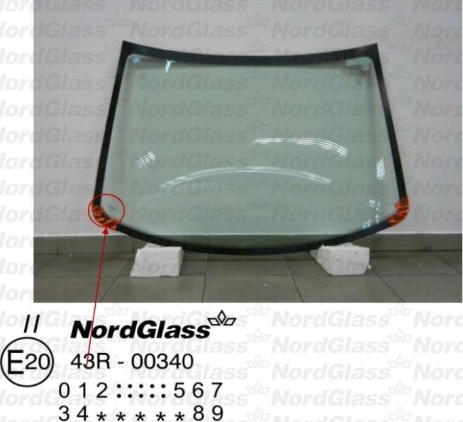 NordGlass 4046162 - Ветровое стекло avtokuzovplus.com.ua