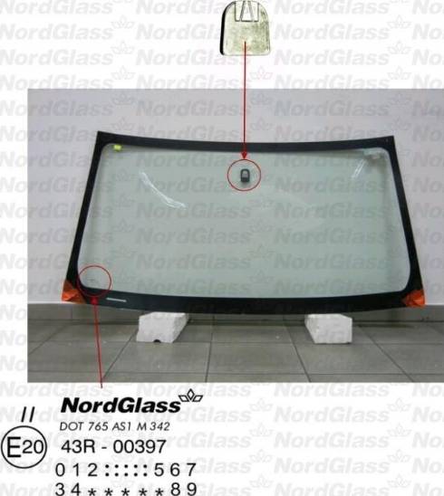 NordGlass 4046171 - Ветровое стекло avtokuzovplus.com.ua