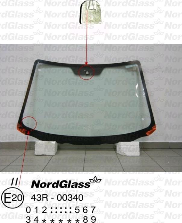 NordGlass 4103590 - Ветровое стекло avtokuzovplus.com.ua