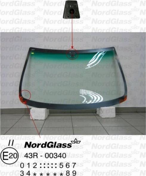 NordGlass 4121744 - Вітрове скло autocars.com.ua