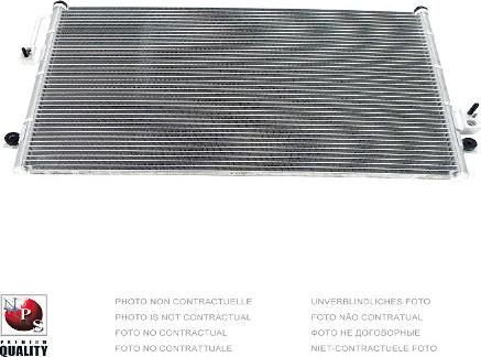 NPS K156A07 - Радіатор, охолодження двигуна autocars.com.ua