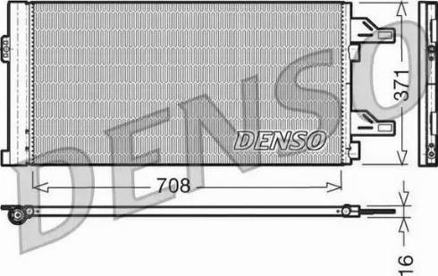 NPS DCN07002 - Конденсатор кондиционера avtokuzovplus.com.ua