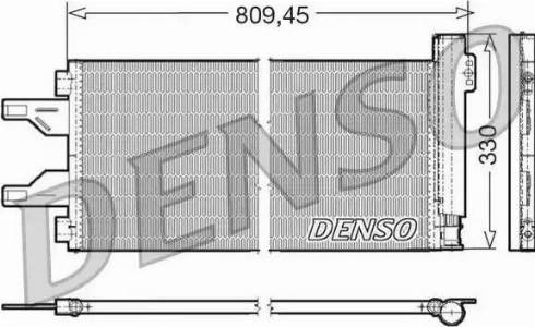 NPS DCN07050 - Конденсатор кондиционера avtokuzovplus.com.ua