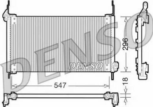 NPS DCN09016 - Конденсатор, кондиціонер autocars.com.ua