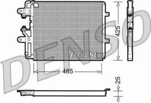 NPS DCN09030 - Конденсатор, кондиціонер autocars.com.ua