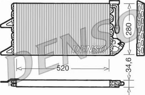 NPS DCN09092 - Конденсатор, кондиціонер autocars.com.ua