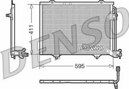 NPS DCN17011 - Конденсатор кондиционера avtokuzovplus.com.ua