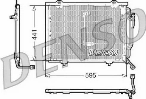 NPS DCN17012 - Конденсатор кондиционера avtokuzovplus.com.ua