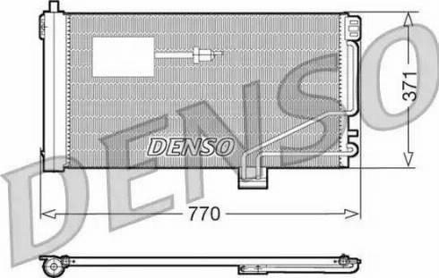 NPS DCN17015 - Конденсатор, кондиціонер autocars.com.ua