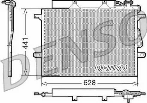 NPS DCN17018 - Конденсатор, кондиціонер autocars.com.ua