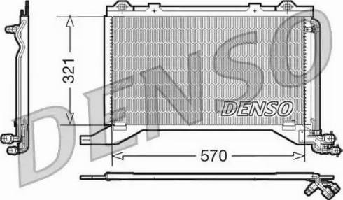 NPS DCN17019 - Конденсатор, кондиціонер autocars.com.ua