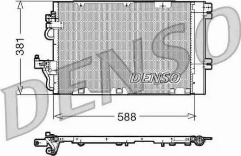 NPS DCN20010 - Конденсатор, кондиціонер autocars.com.ua