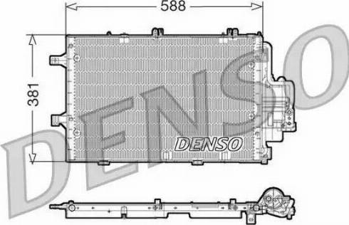 NPS DCN20020 - Конденсатор кондиционера avtokuzovplus.com.ua