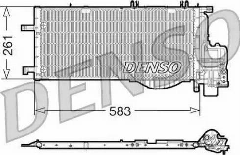 NPS DCN20022 - Конденсатор кондиционера avtokuzovplus.com.ua