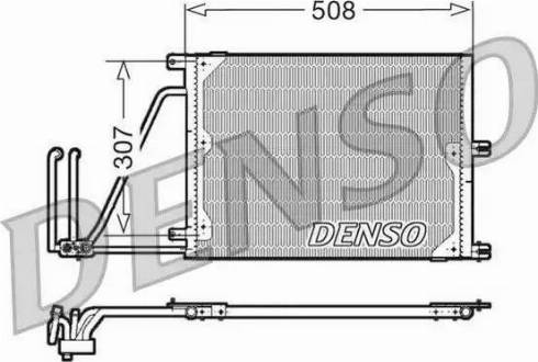 NPS DCN20030 - Конденсатор, кондиціонер autocars.com.ua