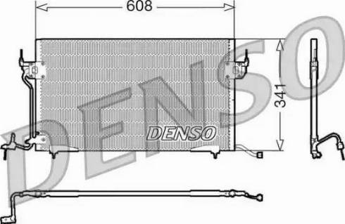 NPS DCN21010 - Конденсатор, кондиціонер autocars.com.ua