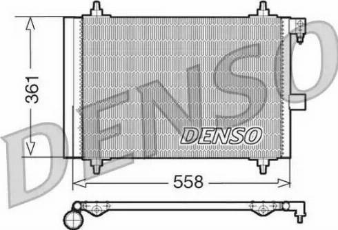 NPS DCN21025 - Конденсатор, кондиціонер autocars.com.ua