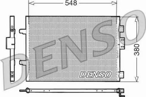 NPS DCN23007 - Конденсатор, кондиціонер autocars.com.ua