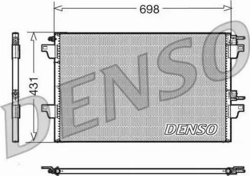 NPS DCN23022 - Конденсатор, кондиціонер autocars.com.ua